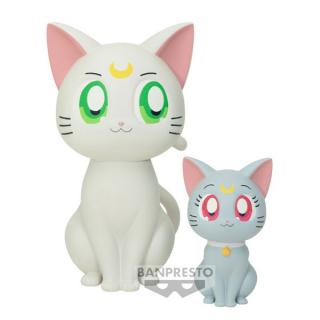 Sailor Moon Cosmos The Movie Artemis & Diana PVC Statue Sofvimates 15 cm