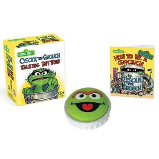 Sesame Street: Oscar the Grouch Talking Button (Miniature Editions)
