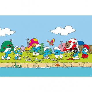 Smurfs Group Poster 91,5 x 61 cm