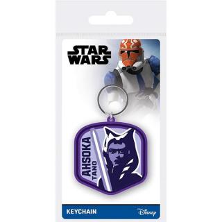 Star Wars Ahsoka Tano Rubber Keychain Kľúčenka