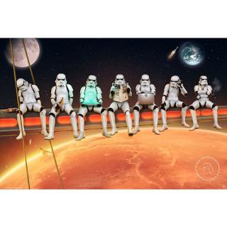 Star Wars Stormtrooper On Girders Poster 91,5 x 61 cm