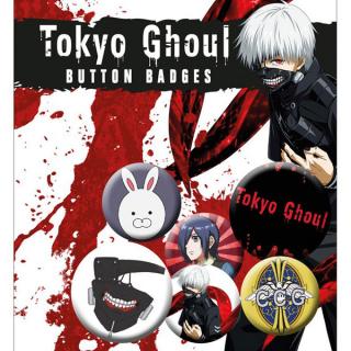 Tokyo Ghoul Odznaky Mix (6-Pack)
