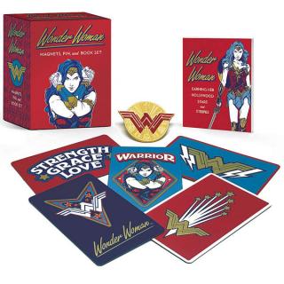 Wonder Woman Magnets, Pin, and Book Set Miniature Editions