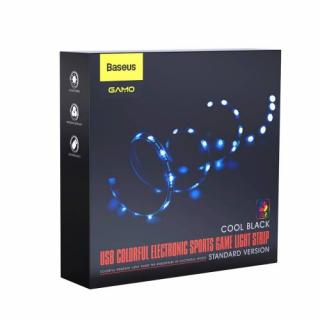 Baseus Home LED STRIP Cool čierna USB Colorful Electronic Sports Game Version (RGB) čierna (DGKU-01)