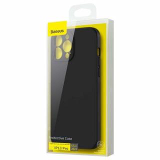 Baseus iPhone 13 Pro case Liquid Silica Gel Protective čierna (ARYT000101)