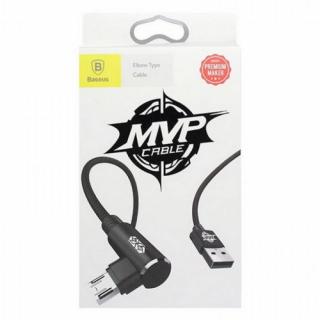 Baseus Micro USB MVP Elbow Type Cable 1.5A 2m čierna (CAMMVP-B01)