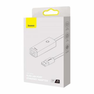 Baseus Network Adapter Lite Series Ethernet Adapter USB-A to RJ45 LAN Port (100Mbps) čierna (WKQX000001)
