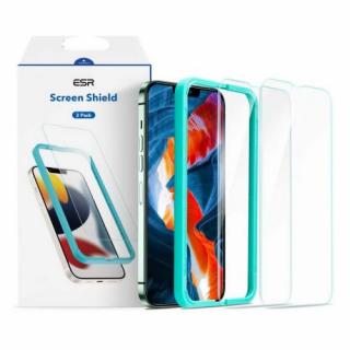 ESR iPhone 13 mini Screen Protector Shield series Tempered Glass (2pcs) with installation frame Transparent