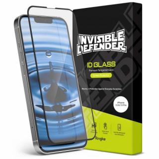 Ringke iPhone 13/13 Pro Screen Protector Invisible Defender ID Tempered Glass čierna