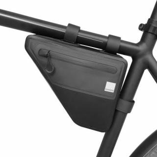 SAHOO Bicycle Bag Road Bicycle Middle and Rear Frame Bag, vodeodolné, 1.5L, čierna