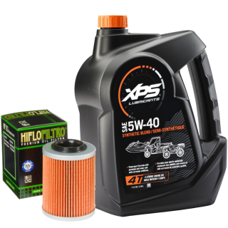 SET Motorový olej XPS 5W40 3,785L + olejový filter HF152 Can-Am Renegade/Outlander