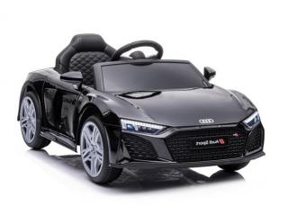 Detské elektrické autíčko Megacar Audi R8 Lift A300, 2x45W, 12V 4,5Ah, čierne