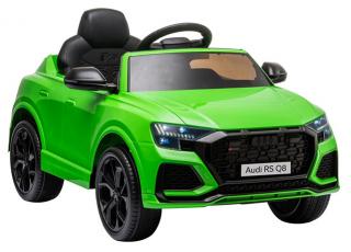 Detské elektrické autíčko Megacar Audi RS Q8, 2x45W, 12V 7Ah, zelené