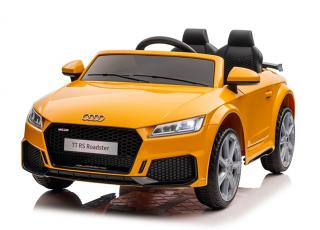 Detské elektrické autíčko Megacar Audi TT RS, 2x45W, 1x12V 7Ah, žlté