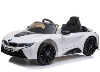 Detské elektrické autíčko Megacar BMW I8 JE1001, 2x 45 W, 1x12V 4,5Ah, biele (detské elektrické autíčko )