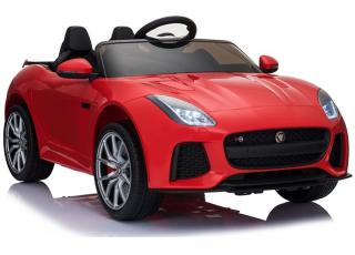 Detské elektrické autíčko Megacar Jaguar F-Type, 2 x 45 W, 1 x 12V 4,5Ah, červené lakované