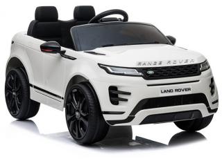 Detské elektrické autíčko Megacar Range Rover Evoque, 2x45W, 12V 4,5Ah, biele