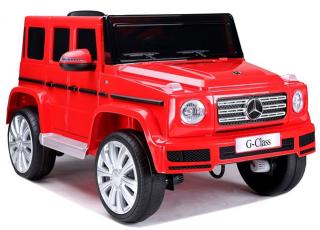 Detské elektrické autíčko SUV Megacar Mercedes G500, 2x45W, 12V 4,5Ah, červené