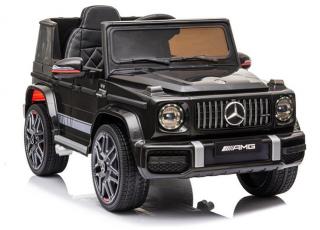 Detské elektrické autíčko SUV Megacar Mercedes G63 AMG, 2x45W, 12V 4,5Ah, čierne lakované, BBH-002