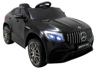 Detské elektrické autíčko SUV Megacar Mercedes GLC63s 4x4,  4x45W, 12V 7Ah, čierne