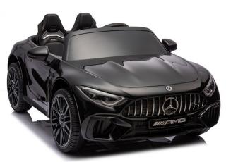 Detské športové dvojmiestne elektrické autíčko Megacar Mercedes AMG SL63, 2x200W, 24V 7Ah, čierne