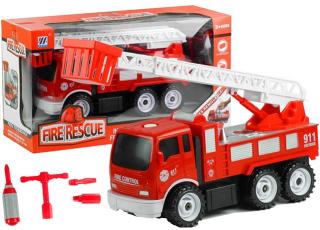 LEANTOYS detské hasičské autíčko FIRE RESCUE