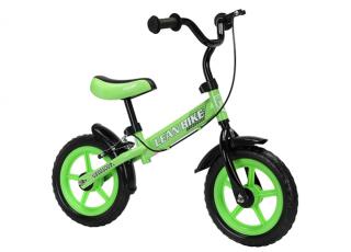 Megacar  balančný bicykel Mario, mäkké EVA kolesá, zelený