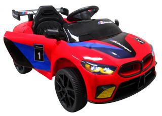 Megacar BM1, 2 x 30 W, 6V, červené (detské elektrické autíčko )