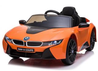 Megacar BMW I8 JE1001, 2x 45 W, 1x12V 4,5Ah, oranžové (detské elektrické autíčko )