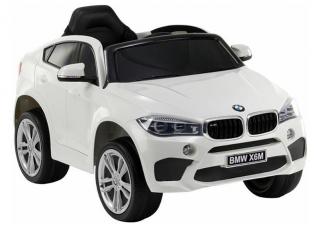 Megacar BMW X6, 2x45W, 2x6V 7Ah, biele ( detské elektrické autíčko )
