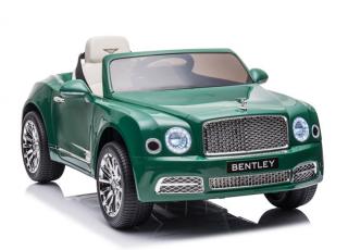 Megacar detské elektrické autíčko Bentley Mulsanne , 2x45W, 1x12V 7Ah, zelené lakované