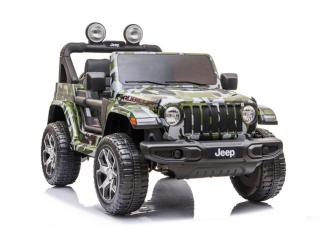 Megacar Detské elektrické autíčko Jeep Wrangler Rubicon DK-JWR555, 2x45W, 1x12V 7Ah, moro