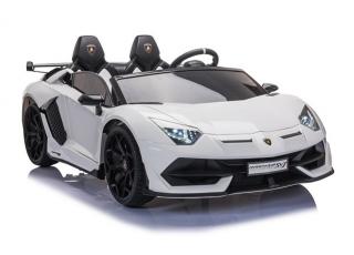 Megacar Detské elektrické autíčko Lamborghini Aventador SX2028, 2x200W, 2x12V 7Ah,biele