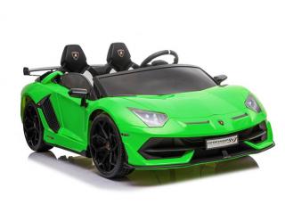 Megacar Detské elektrické autíčko Lamborghini Aventador SX2028, 2x200W, 2x12V 7Ah,zelené