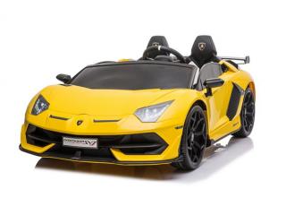 Megacar Detské elektrické autíčko Lamborghini Aventador SX2028, 2x200W, 2x12V 7Ah,žlté