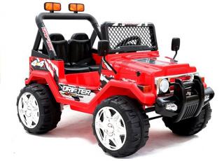 Megacar Jeep S618, 2x45W, 1x12V 7Ah, červený