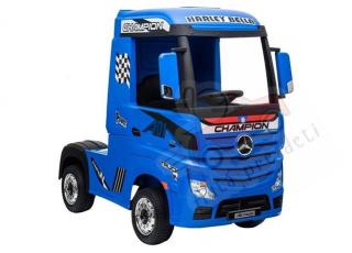 Megacar Mercedes Actros HL358, 4x45W, 2x12V 7Ah, modrý lakovaný