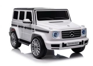 Megacar Mercedes G500 4x4, 4x45W, 12V 10Ah, biele