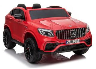 Megacar Mercedes GLC 63S, dvojmiestne,  4x45W, 12V 10Ah, červené lakované