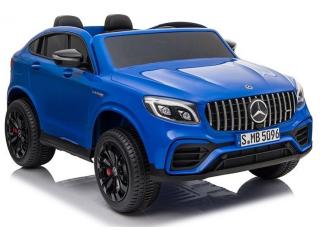 Megacar Mercedes GLC 63S, dvojmiestne,  4x45W, 12V 10Ah, modré lakované