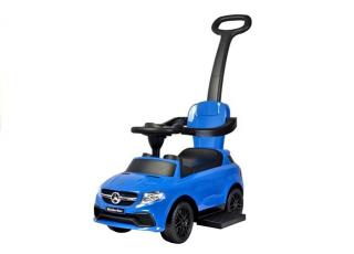 Odrážadlo Megacar Mercedes 3288 s vodiacou tyčou, 85cm x 30cm x 89cm, modré