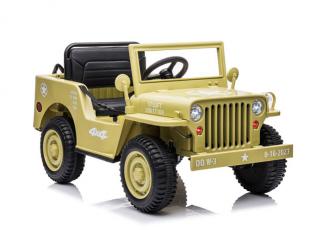 Terénne elektrické autíčko Megacar JH-103 4x4, 4x45W, 1x12V 7Ah, khaki