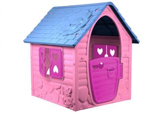 Záhradný domček pre deti 456, 90x98x106 cm, ružový
