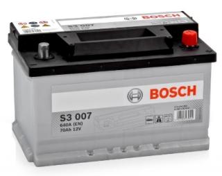 Autobatéria BOSCH S3/12V, 70Ah, 640A - 0092S30070 (Máme naozaj Bosch)