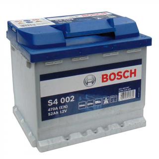 Autobatéria BOSCH S4/12V, 52Ah, 470A - 0092S40020