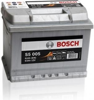 Autobatéria BOSCH S5/12V, 63Ah, 610A - 0092S50050