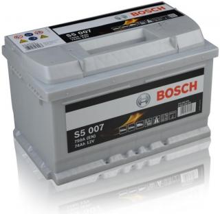 Autobatéria BOSCH S5/12V, 74Ah, 750A - 0092S50070
