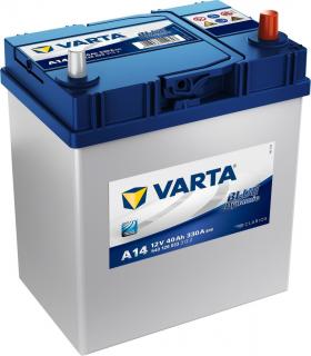 Autobateria VARTA BLUE  dynamic  12V 40Ah 330A A14 pravá Asia  (540126033)