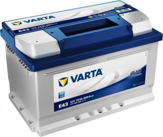 Autobateria VARTA BLUE dynamic 12V 72Ah 680A E43  572409068