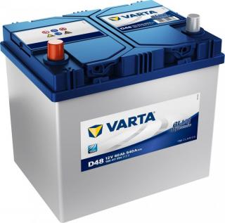 Autobateria VARTA BLUE dynamic D48 12V 60Ah 540A ľavá  (560411054)